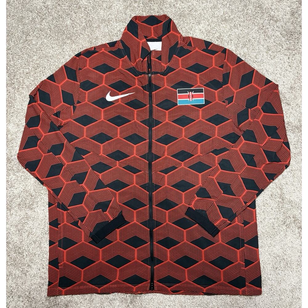 Nike Kenya Pro Elite Team Track & Field Podium Jacket CI8739-010 Men's L NWOT
